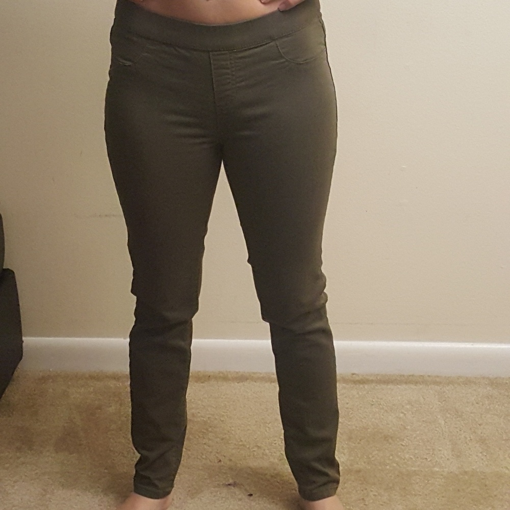 NWOT Dark Green Jeggings